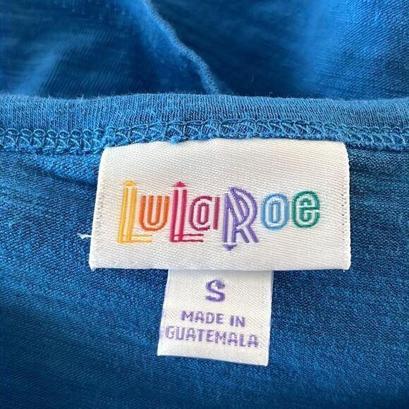 LuLaRoe Cornflower “Julia” T-Shirt Simply Comfortable MIDI Dress- Small (4/6) - Picture 7 of 9